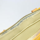 LOUIS VUITTON Monogram Vernis Columbus Tote Bag Lime Yellow M91047 Auth BA10623-10