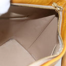 LOUIS VUITTON Monogram Vernis Houston Hand Bag Beige M91004 LV Auth BA10625-18