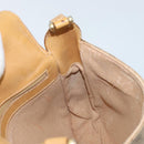 GUCCI Micro GG Supreme Web Sherry Line Shoulder Bag PVC Beige Gold Auth BA10628-19