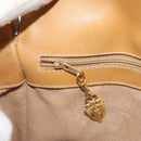 GUCCI Micro GG Supreme Web Sherry Line Shoulder Bag PVC Beige Gold Auth BA10628-21