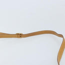 GUCCI Micro GG Supreme Web Sherry Line Shoulder Bag PVC Beige Gold Auth BA10628-8
