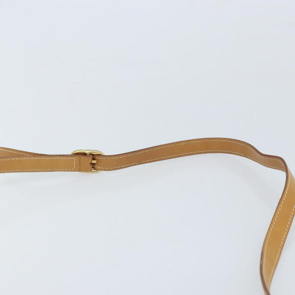 GUCCI Micro GG Supreme Web Sherry Line Shoulder Bag PVC Beige Gold Auth BA10628
