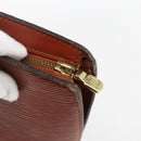 LOUIS VUITTON Epi Saint Jacques Shopping Bag Brown M52263 LV Auth BA10630-10