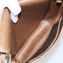 Christian Dior Honeycomb Canvas Shoulder Bag PVC Black Gold Auth BA10631-18