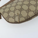 GUCCI GG Supreme Shoulder Bag PVC Beige Gold 904 02 020 Auth BA10634-11