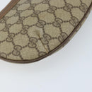 GUCCI GG Supreme Shoulder Bag PVC Beige Gold 904 02 020 Auth BA10634-13
