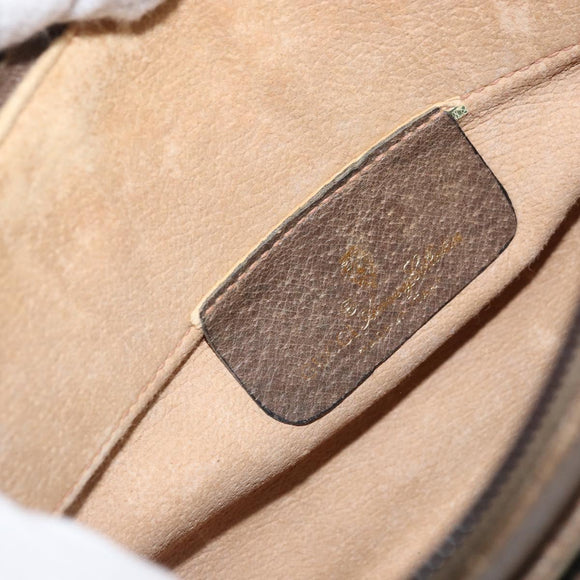GUCCI GG Supreme Shoulder Bag PVC Beige Gold 904 02 020 Auth BA10634
