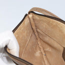GUCCI GG Supreme Shoulder Bag PVC Beige Gold 904 02 020 Auth BA10634-19