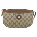GUCCI GG Supreme Shoulder Bag PVC Beige Gold 904 02 020 Auth BA10634-2