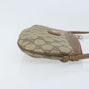 GUCCI GG Supreme Shoulder Bag PVC Beige Gold 904 02 020 Auth BA10634-4