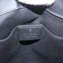 GUCCI GG Supreme Sherry Line Shoulder Bag PVC Black Silver 523599 Auth BA10640-20