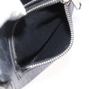 GUCCI GG Supreme Sherry Line Shoulder Bag PVC Black Silver 523599 Auth BA10640-24