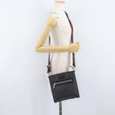 GUCCI GG Supreme Sherry Line Shoulder Bag PVC Black Silver 523599 Auth BA10640-25