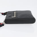 GUCCI GG Supreme Sherry Line Shoulder Bag PVC Black Silver 523599 Auth BA10640-4