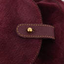 GUCCI Bamboo Backpack Suede Purple Gold 003 1705 0030 Auth BA10642-16