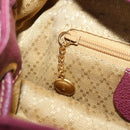 GUCCI Bamboo Backpack Suede Purple Gold 003 1705 0030 Auth BA10642-23