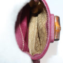 GUCCI Bamboo Backpack Suede Purple Gold 003 1705 0030 Auth BA10642-26