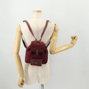 GUCCI Bamboo Backpack Suede Purple Gold 003 1705 0030 Auth BA10642-28