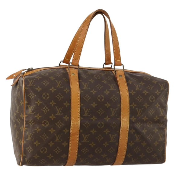 LOUIS VUITTON Monogram Sac Souple 45 Boston Tas M41624 LV Auth BA10643