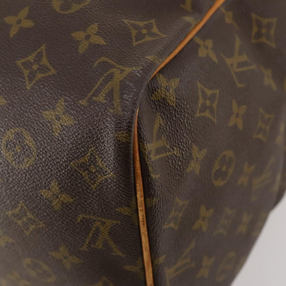 LOUIS VUITTON Monogram Sac Souple 45 Boston Tas M41624 LV Auth BA10643