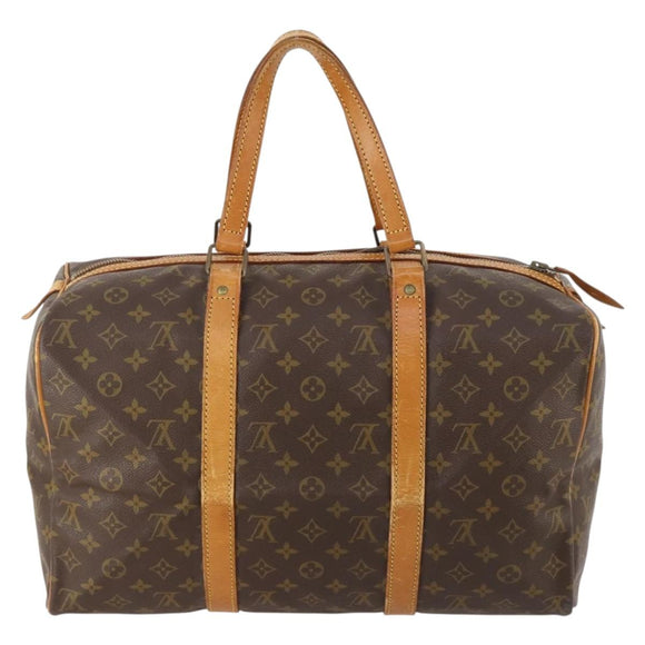LOUIS VUITTON Monogram Sac Souple 45 Boston Tas M41624 LV Auth BA10643
