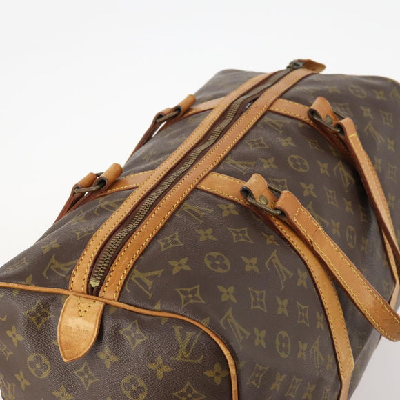 LOUIS VUITTON Monogram Sac Souple 45 Boston Tas M41624 LV Auth BA10643