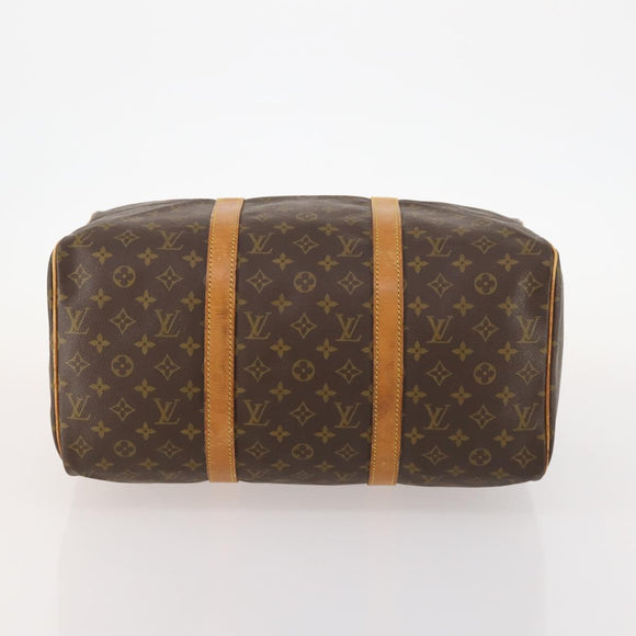 LOUIS VUITTON Monogram Sac Souple 45 Boston Tas M41624 LV Auth BA10643