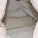CHANEL New Travel Line Tote Bag Nylon Beige Silver CC Auth BA10644-16