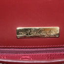 CARTIER Must Line Umhängetasche Leder Bordeaux Gold Auth BA10646-17