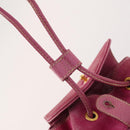 GUCCI Bamboo Backpack Suede Pink Gold 003 58 0030 Auth BA10647-17