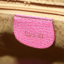 GUCCI Bamboo Backpack Suede Pink Gold 003 58 0030 Auth BA10647-22