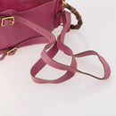 GUCCI Bamboo Backpack Suede Pink Gold 003 58 0030 Auth BA10647-9