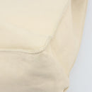 CHANEL Tote Bag Caviar Skin White CC Auth BA10649-9