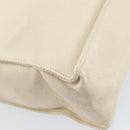 CHANEL Tote Bag Caviar Skin White CC Auth BA10649-16