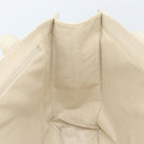 CHANEL Tote Bag Caviar Skin White CC Auth BA10649-17