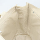 CHANEL Tote Bag Caviar Skin White CC Auth BA10649-18