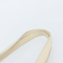 CHANEL Tote Bag Caviar Skin White CC Auth BA10649-8