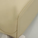 BURBERRY Hand Bag Leather Beige Gold Auth BA1065-15