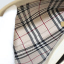 BURBERRY Hand Bag Leather Beige Gold Auth BA1065-19