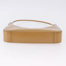 GUCCI Shoulder Bag Leather Brown Silver 001 3812 Auth BA10652-15