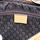 GUCCI Shoulder Bag Leather Brown Silver 001 3812 Auth BA10652-18