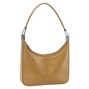 GUCCI Shoulder Bag Leather Brown Silver 001 3812 Auth BA10652-1
