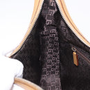 GUCCI Shoulder Bag Leather Brown Silver 001 3812 Auth BA10652-12