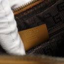 GUCCI Shoulder Bag Leather Brown Silver 001 3812 Auth BA10652-12