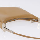 GUCCI Shoulder Bag Leather Brown Silver 001 3812 Auth BA10652-14