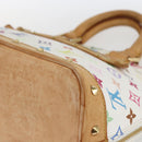 LOUIS VUITTON Monogram Multicolor Alma Hand Bag White M92647 LV Auth BA10658-14