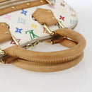 LOUIS VUITTON Monogram Multicolor Alma Hand Bag White M92647 LV Auth BA10658-7
