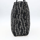 Salvatore Ferragamo Tote Bag Nylon Black Auth BA10660V-4