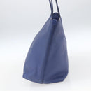 Salvatore Ferragamo Tote Bag Leather Blue Gold Auth BA10661-5