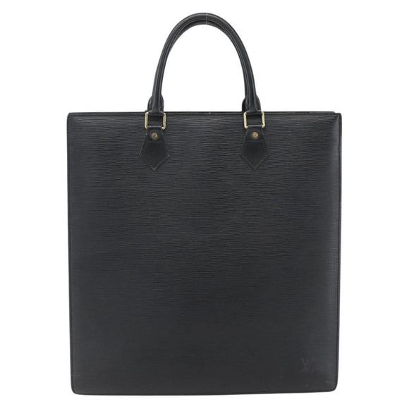 LOUIS VUITTON Epi Sac Plat Handtasche Schwarz M59082 LV Auth BA10662